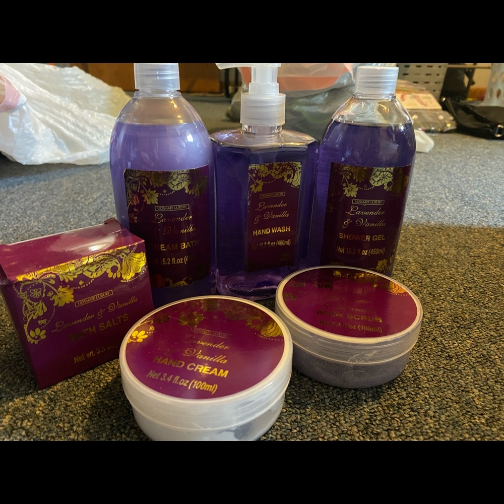 Ultimate Luxury Hand wash and cream and bath salts